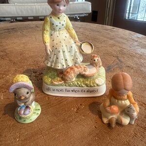 Vintage 1970’s Holly Hobbie Figurines